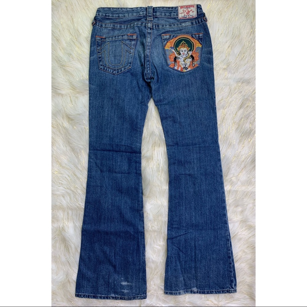 True Religion - Bootcut Jeans with Pocket Design